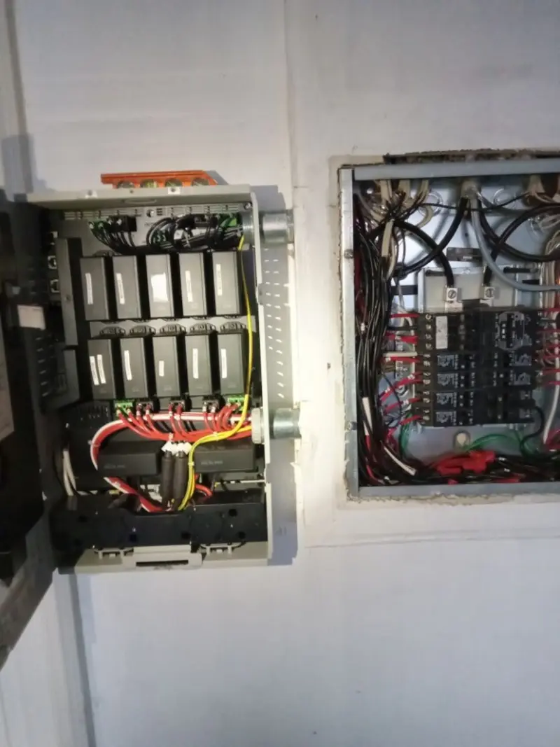 Electrical panel upgrade completed for Security Camera Wiring in Rio del Mar